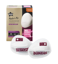 Tampoane pentru sani de unica folosinta Tommee Tippee Made for Me, marimea S, 40 buc